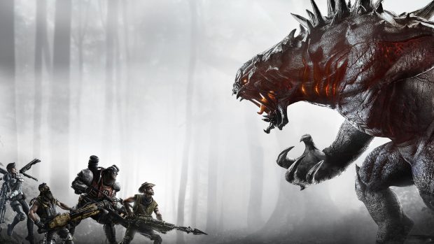 Evolve video game wallpaper.