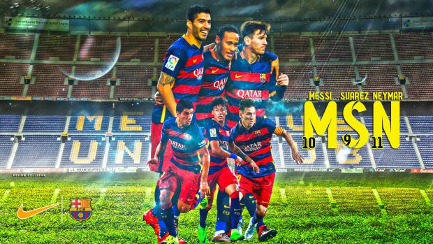 FC Barcelona MSN HD Wallpapers.