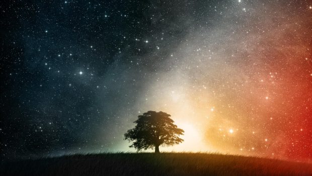 Free Desktop Starry Night HD Backgrounds.