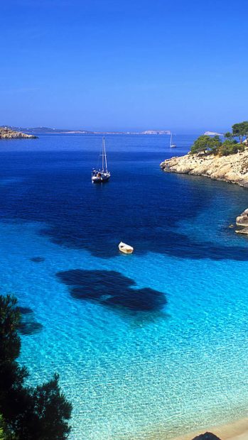 Playa Cala Salada, Ibiza (Cala Salada beach, in Ibiza)