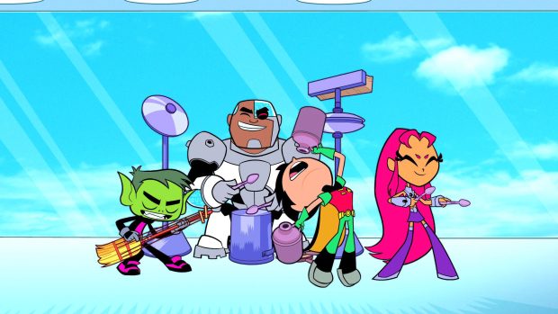 Free Teen Titans Go Background Download.
