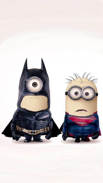 Funny Batman and Superman HD Wallpaper iPhone 6 plus.