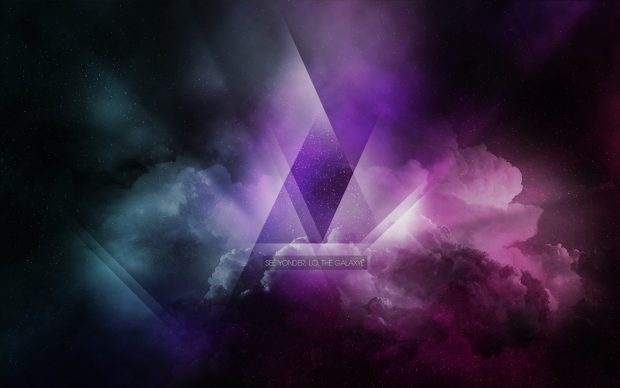 Galaxy triangle high resolution wallpapers.