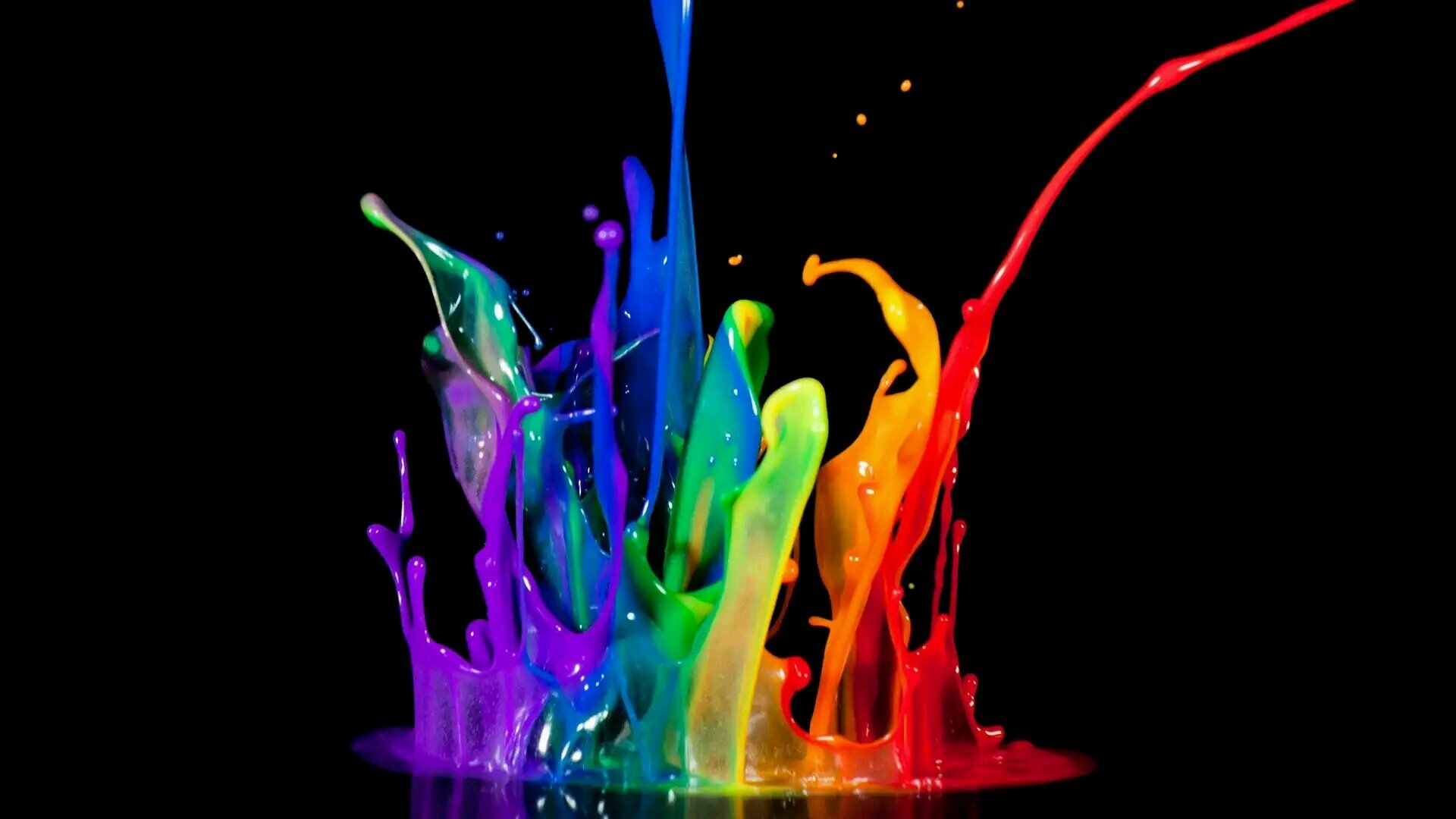 Microsoft Pride Wallpaper 4K Colorful Waves Black background 2932
