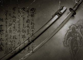 Gray inscription japanese kanji katana ninjas samurai swords photos.