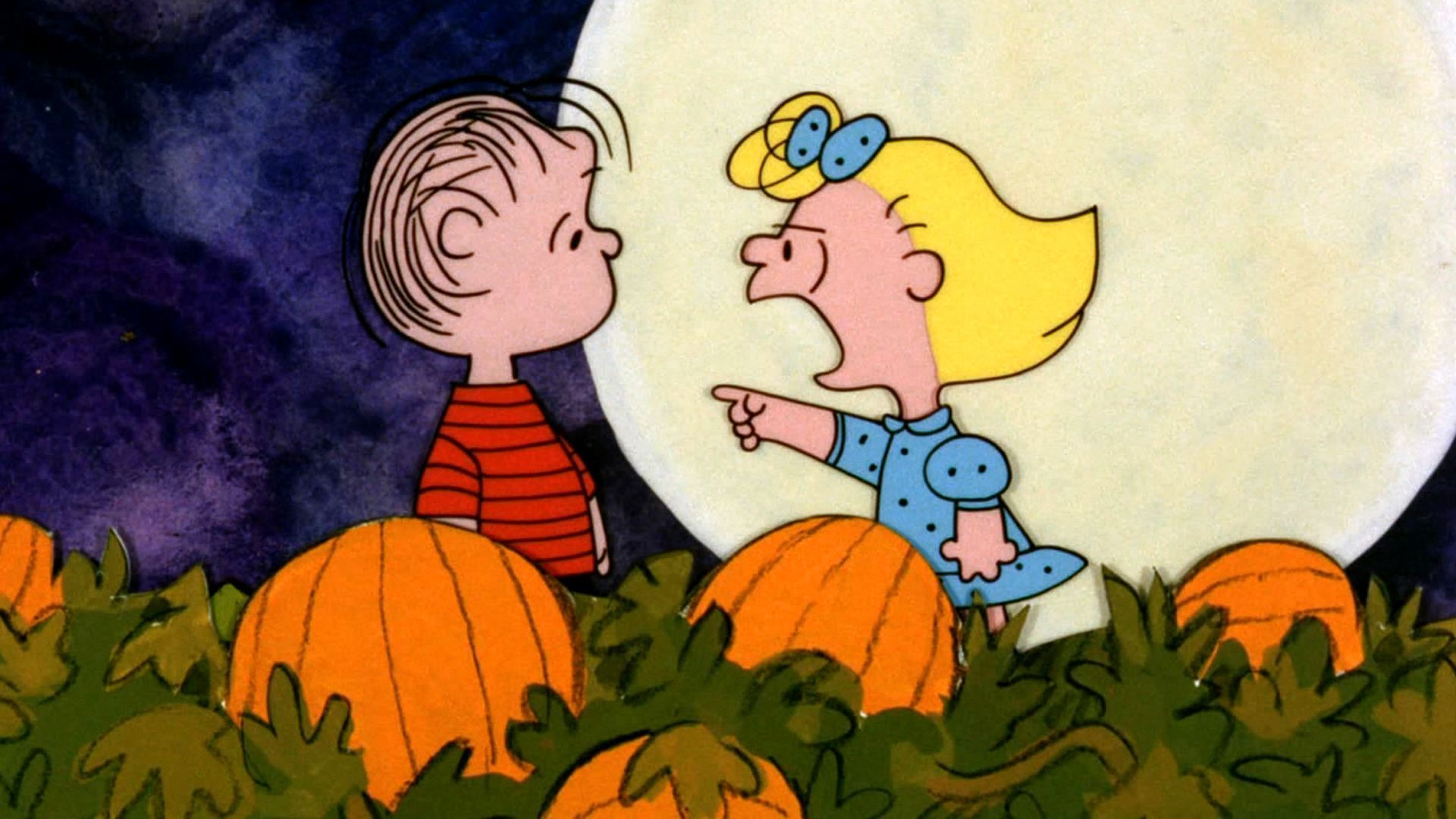 Download Charlie Brown looking for the Great Pumpkin this Halloween  Wallpaper  Wallpaperscom