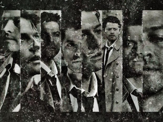 HD Castiel Supernatural Iphone Background.