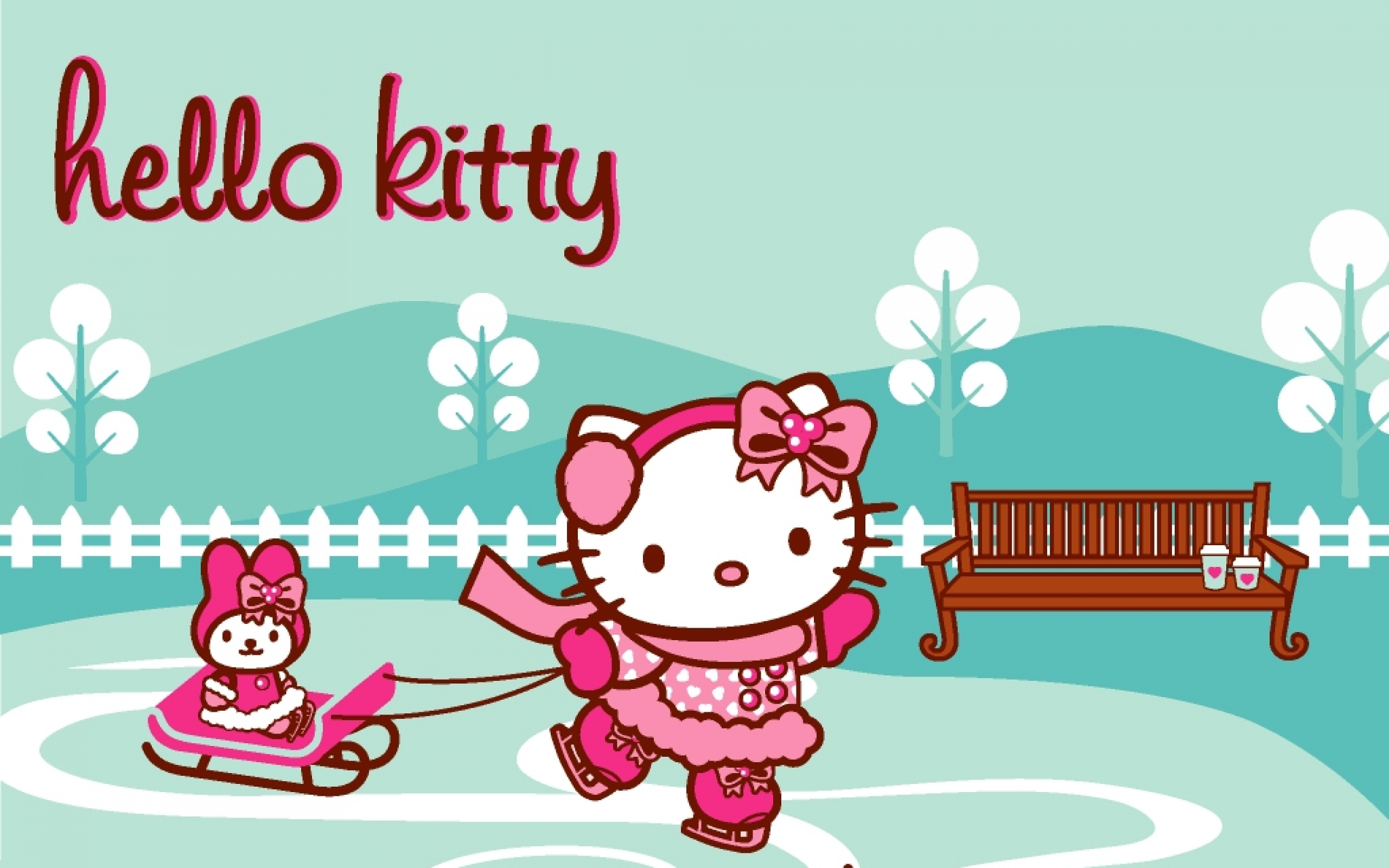 Blue Hello Kitty Wallpapers  Wallpaper Cave