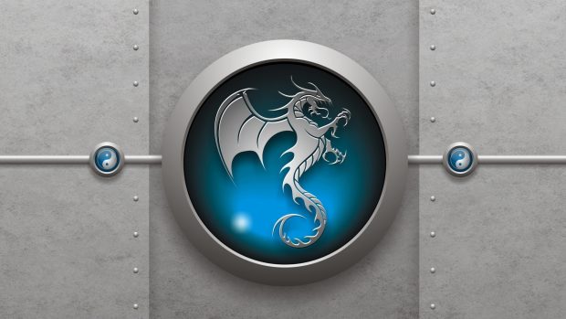HD Ice Dragon Background.