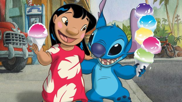 HD Lilo And Stich Background.