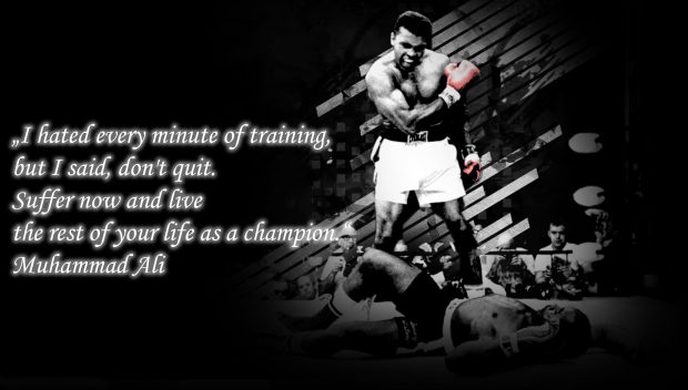HD Muhammad Ali Quotes Wallpaper.