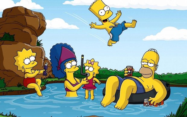 HD Simpsons Background Downlaod.