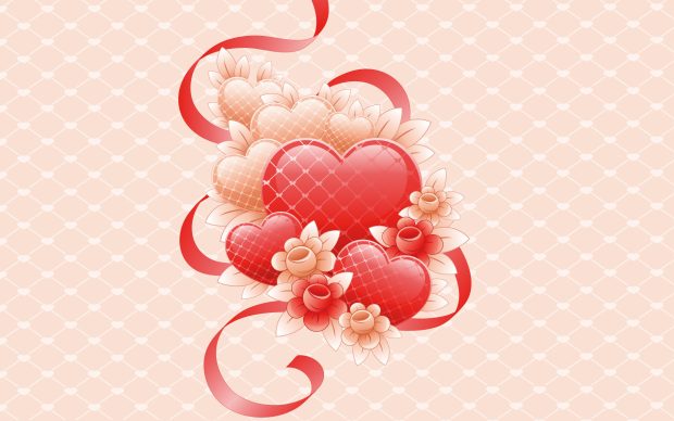 HD love pink background.