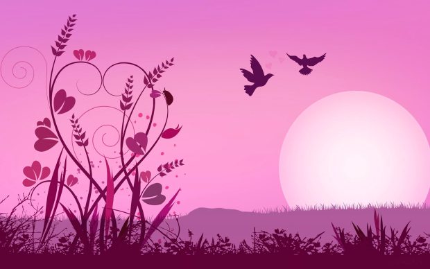HD pink love backgrounds.