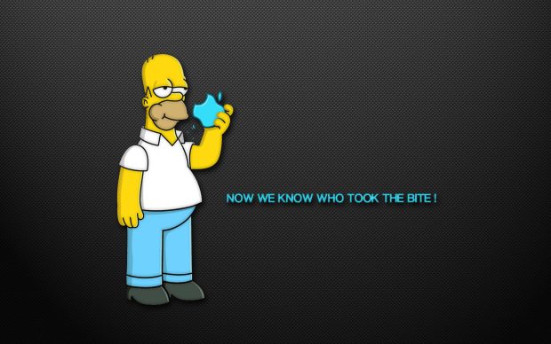 HD simpsons wallpaper.