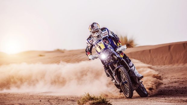 HD wallpaper dirt bike sand race.