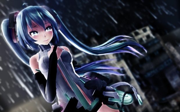 HD wallpaper hatsune miku sadness wide.