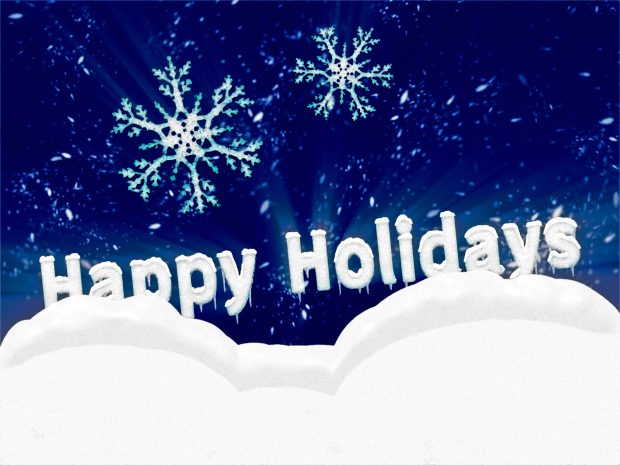 Happy Holidays Winter Background HD Wallpapers.