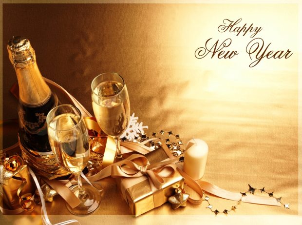 Happy new year wallpaper PC free download.