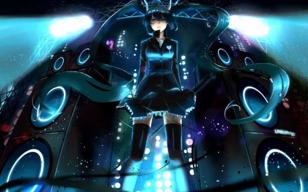 Hatsune miku vocaloid anime HD wallpapers.