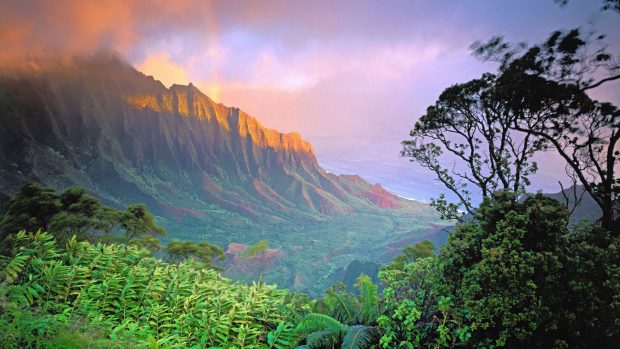 Kalalau Beach, Na Pali Coast, Kauaʻi, Hawaii, USA