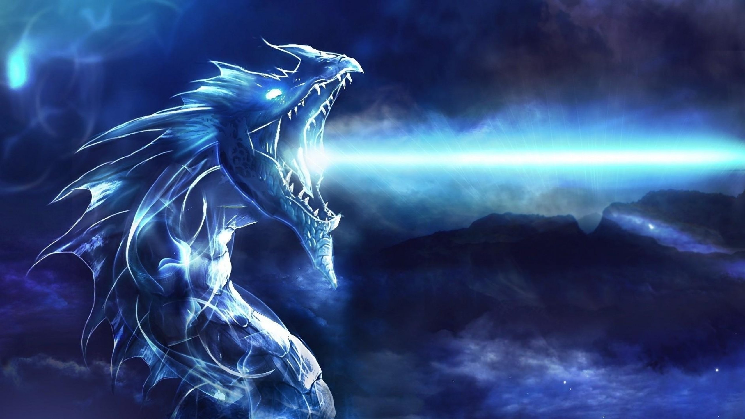 Download Free Ice Dragon Wallpapers | PixelsTalk.Net - 2560 x 1440 jpeg 326kB