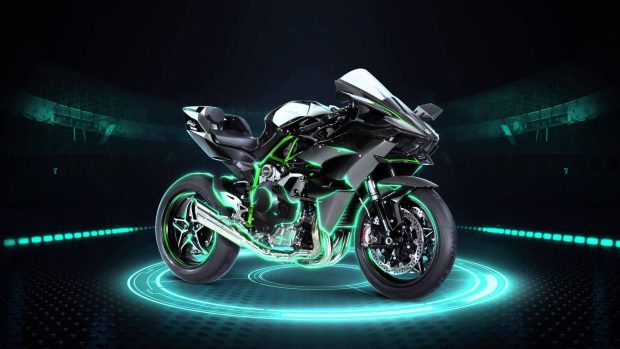 Kawasaki motorcycle wallpaper full hd.