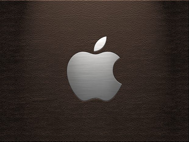 Leather Apple HD Background.