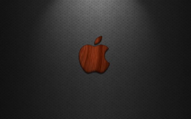 Leather Apple HD Wallpaper.