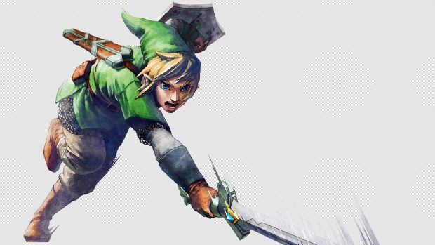 Link zelda wallpaper sword 4991x2810.