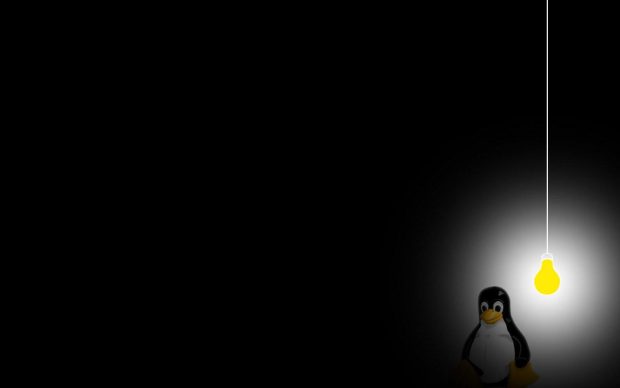 Linux Brigth Lamp Wallpaper.