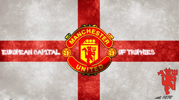 Logo Manchester United Wallpaper.