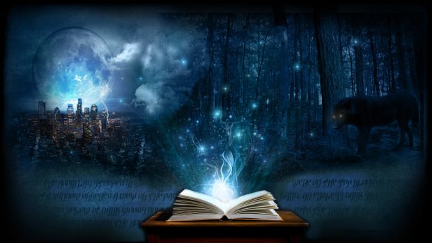 Magic book wallpaper hd download.