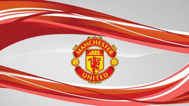 Manchester United Logo High Def Desktop Wallpaper.