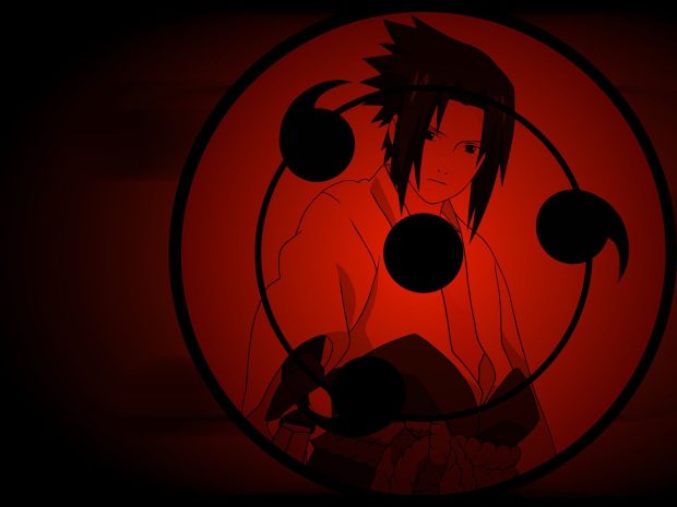 Mangekyou Sharingan HD Background.