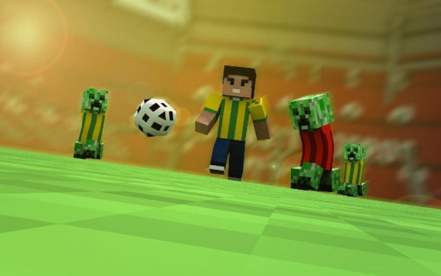 Minecraft wallpapers creeper soccer download.