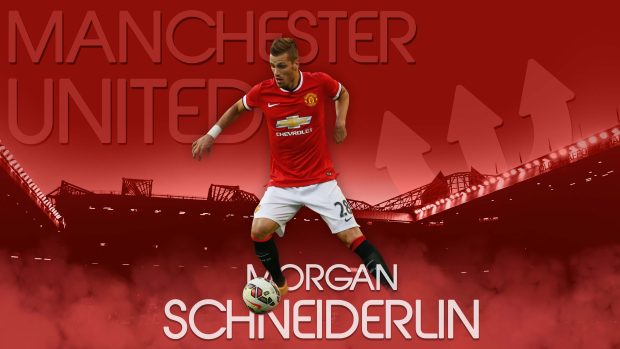 Morgan Schneiderlin Manchester United FC 4K Wallpaper.