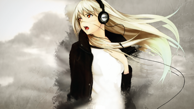 Music Anime Girls Desktop Wallpaper.