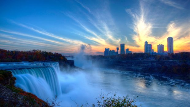 Niagara falls waterfall wallpaper.