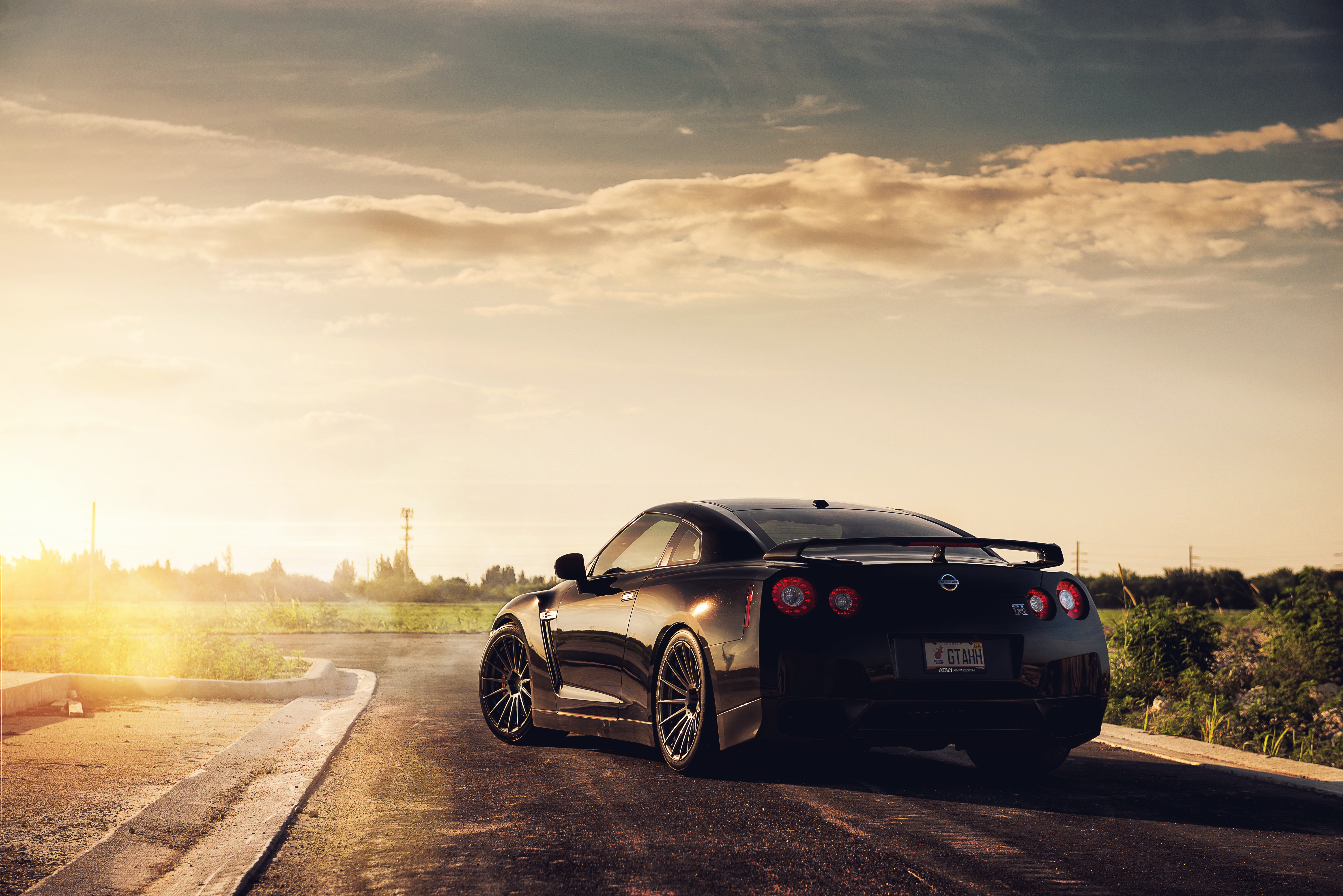 Nissan Gtr R Car That Has A Red Engine And Is Parked Outside A Garage  Background, Gtr Picture Background Image And Wallpaper for Free Download
