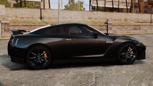 Nissan gtr black edition wallpaper hd.