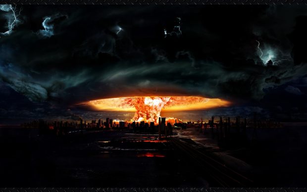 Nuclear bomb mushroom free and wide unique backgrounds.