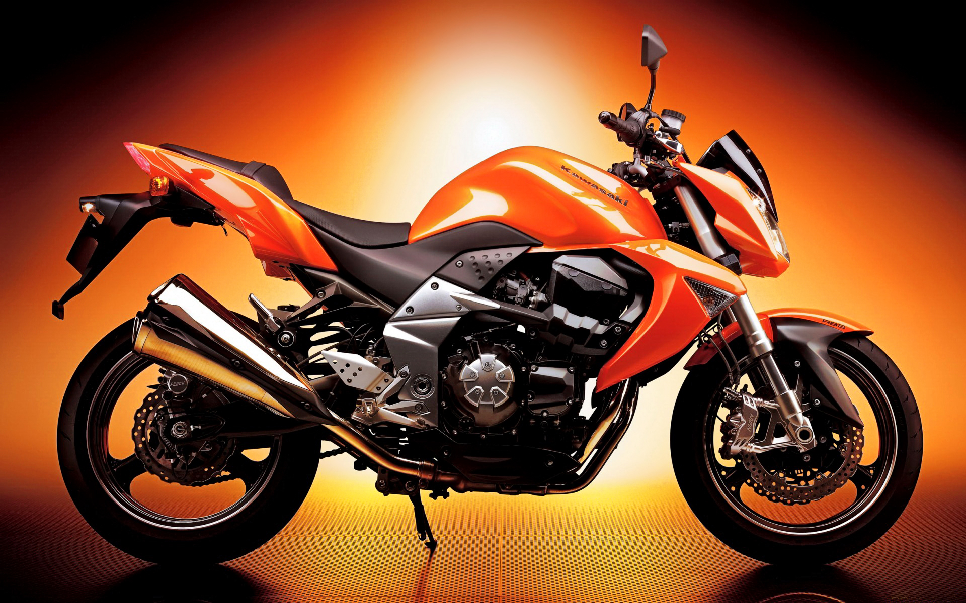 мотоцикл оранжевый motorcycle orange загрузить