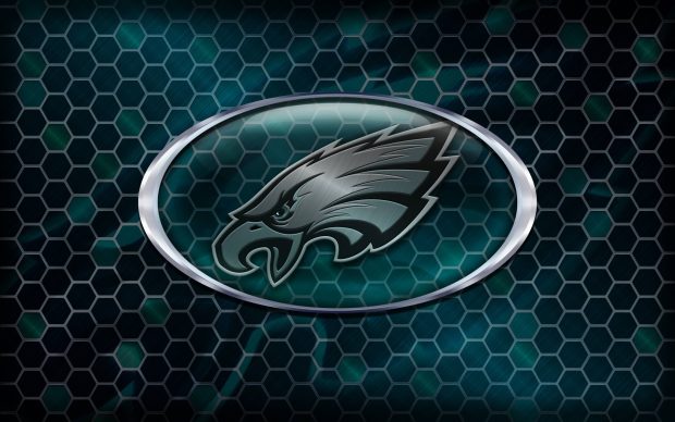 Philadelphia Eagles logo wallpapers HD background download free.