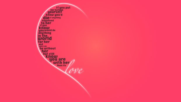 Photos Desktop Love Pink HD Download.