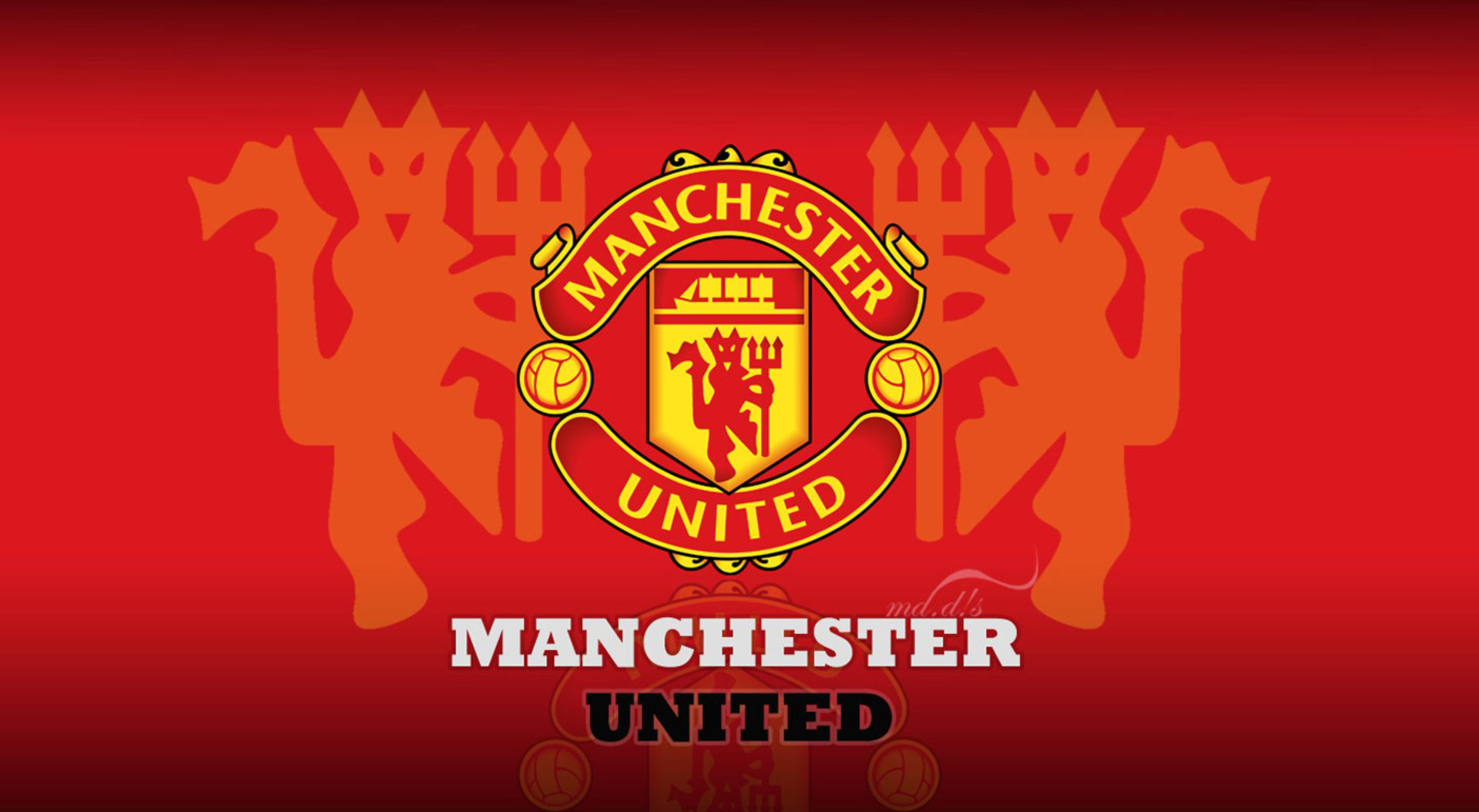 Manchester United Logo Wallpapers | PixelsTalk.Net