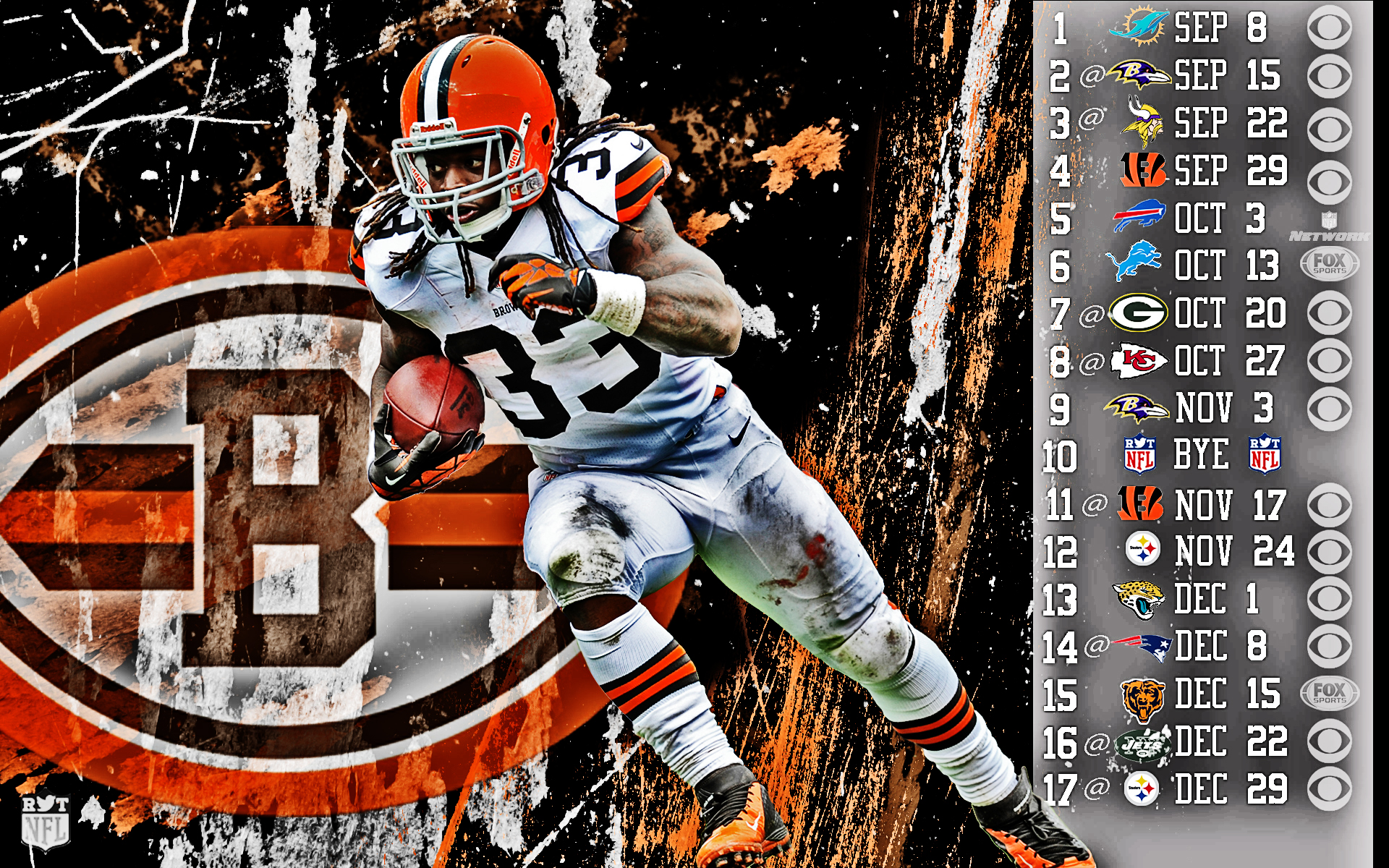 Download Official logo of the Cleveland Browns Wallpaper  Wallpaperscom