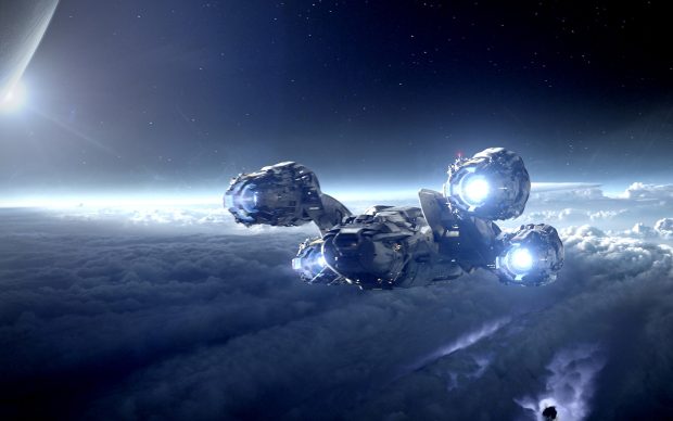 Prometheus spaceship sci fi mind blowing hd wallpaper.