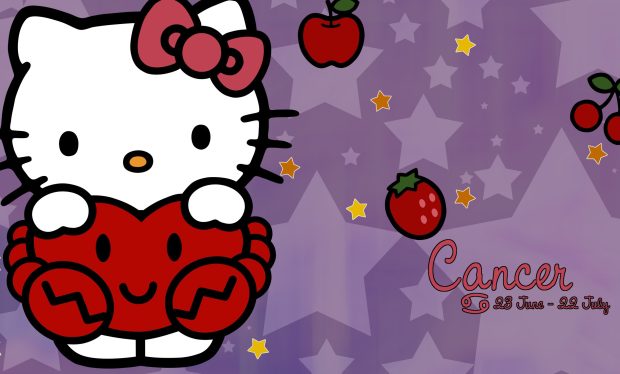 Purple hello kitty wallpaper hd.