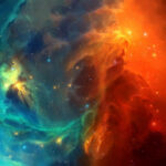 Rainbow Nebula Wallpaper HD.